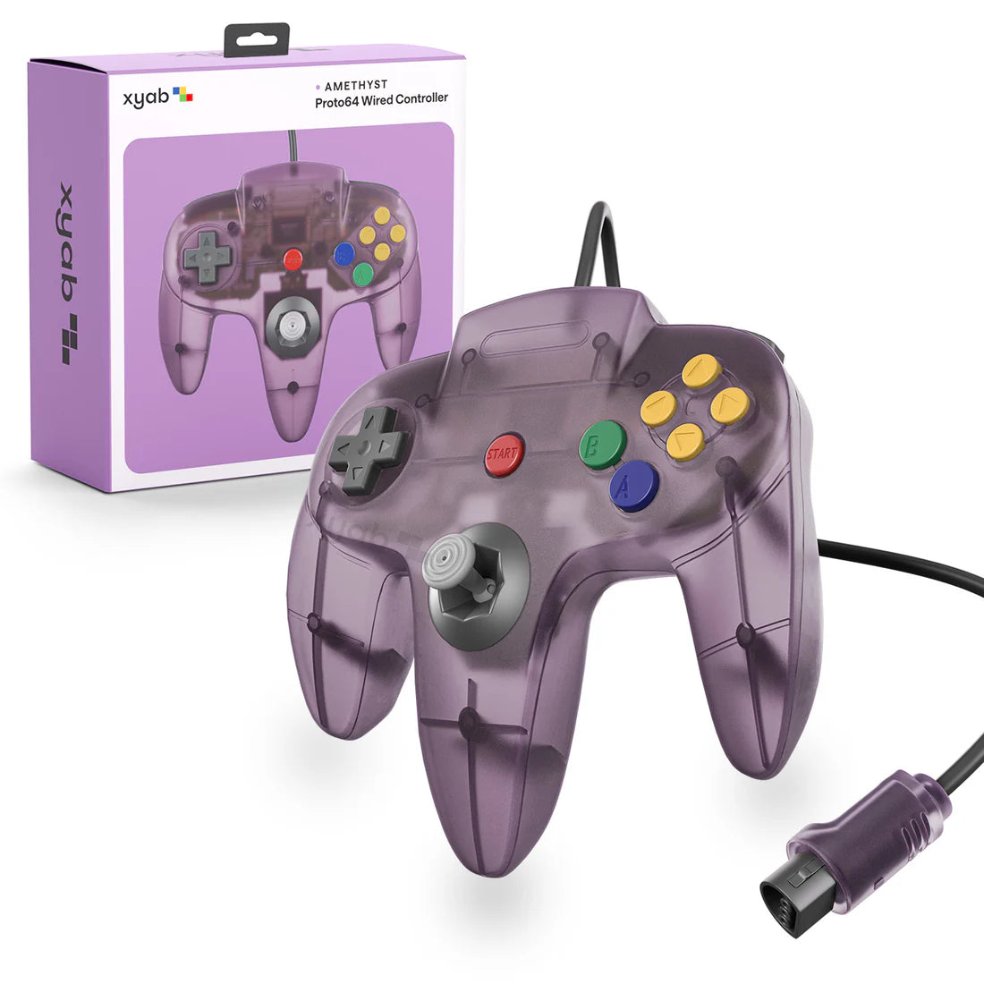 Wired Controller for N64 - Atomic Purple