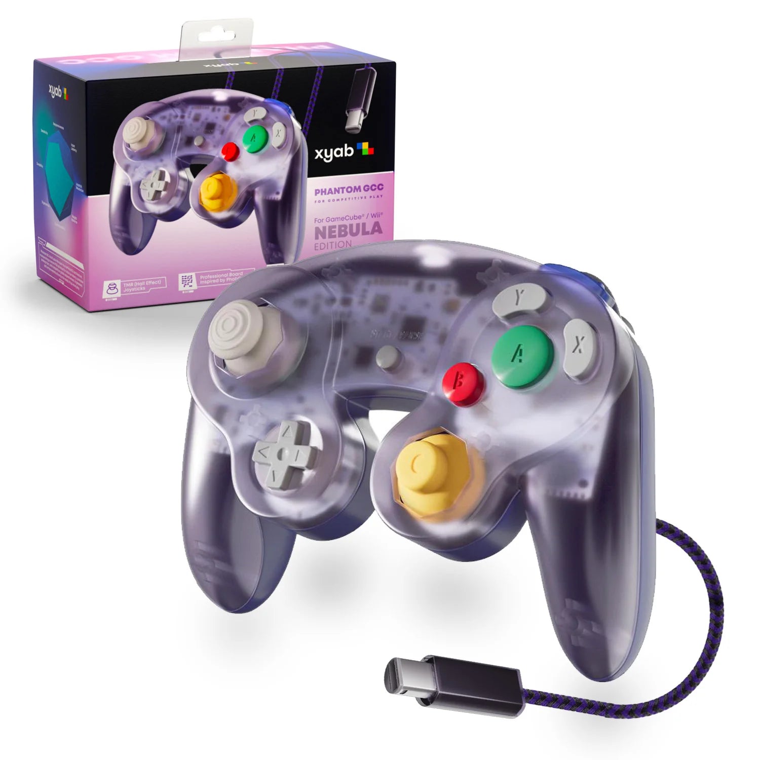 Pro Wired Controller for GameCube and Wii - Nebula Edition (v2)