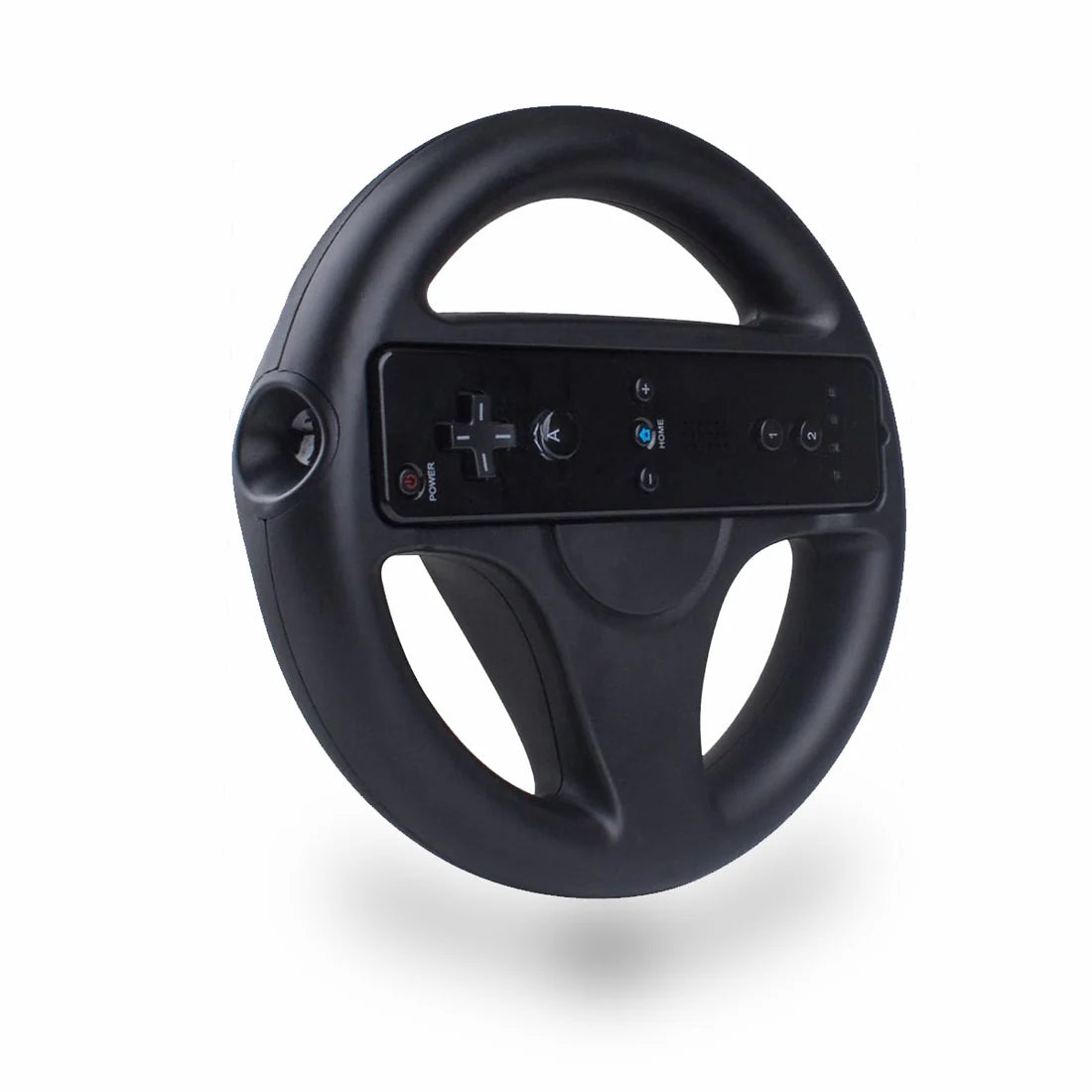 Steering Wheel for Nintendo Wii / Wii U Remote - Black