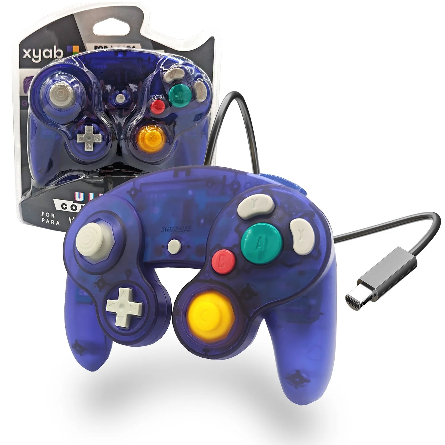 Wired Controller for GameCube and Wii - Grape