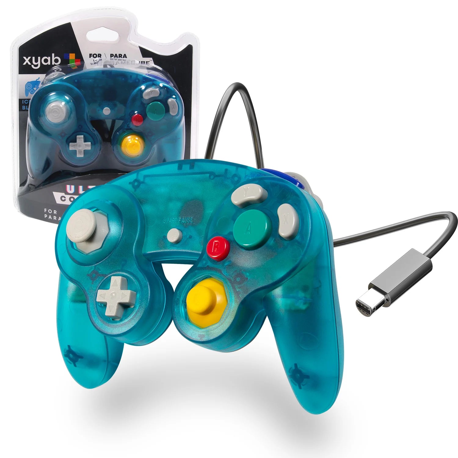 Wired Controller for GameCube and Wii - Ice Blue