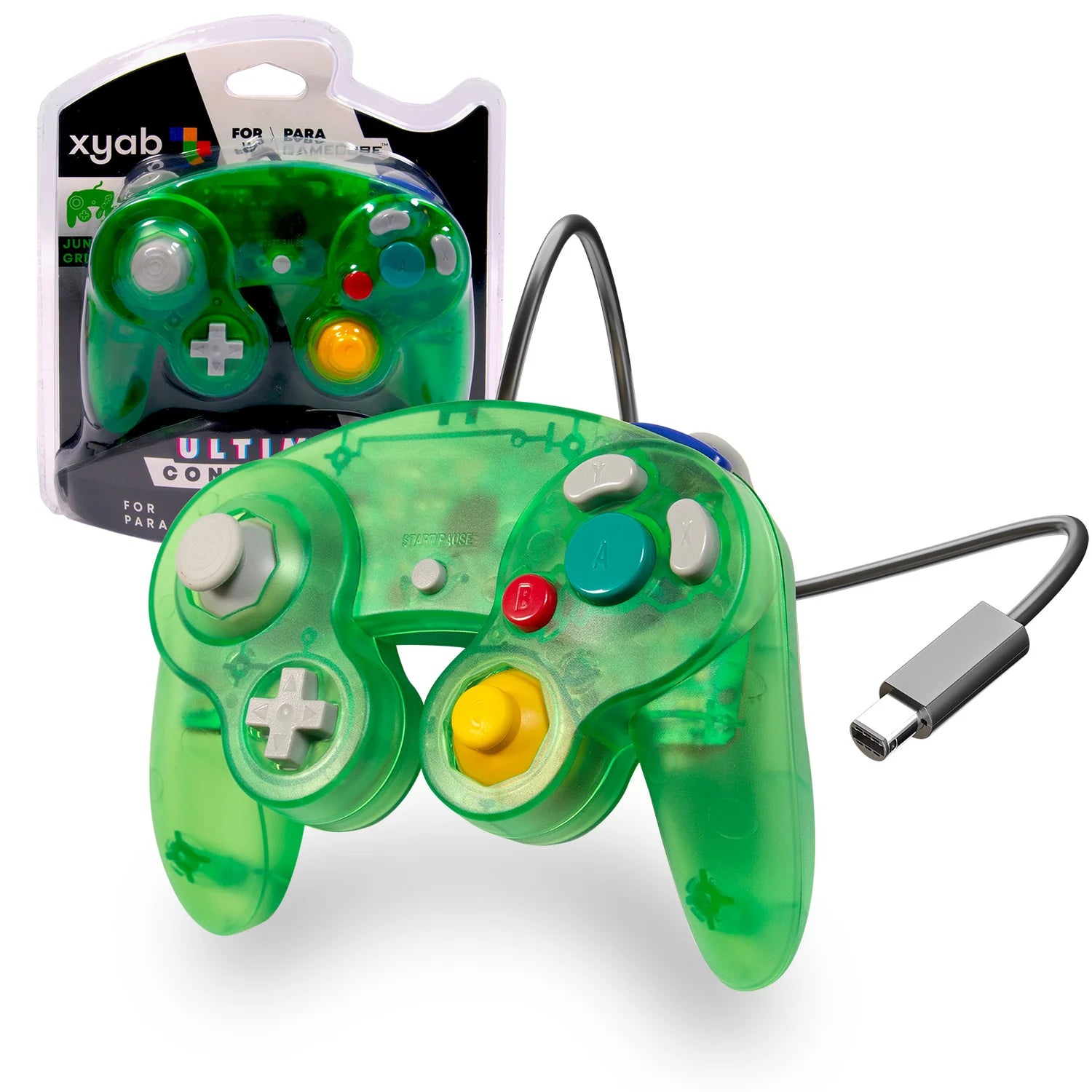 Wired Controller for GameCube and Wii - Jungle Green